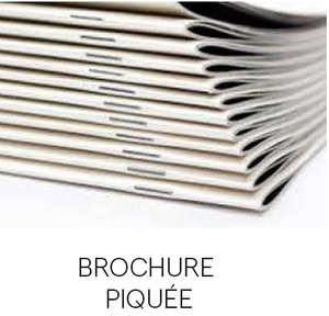 brochure piquée